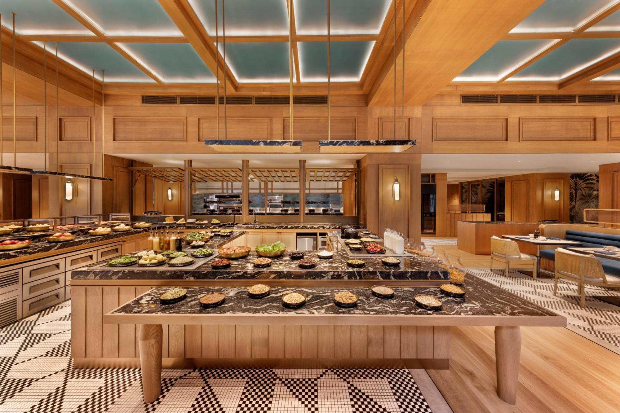 מלון Jw Marriott אוקלנד מראה חיצוני תמונה The buffet at the hotel