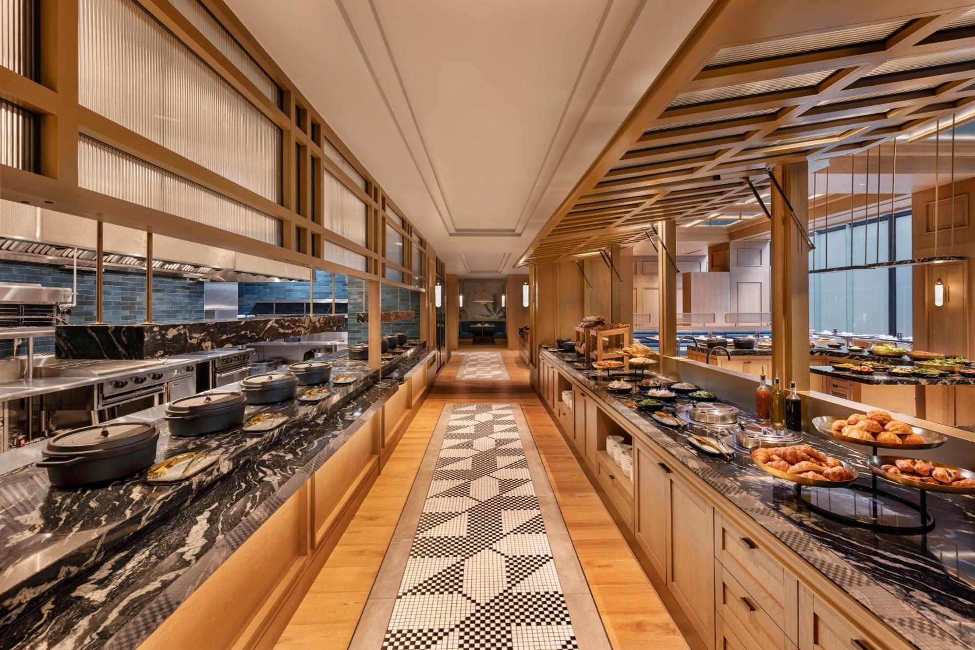 מלון Jw Marriott אוקלנד מראה חיצוני תמונה The buffet at the lounge